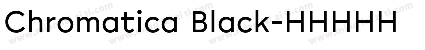 Chromatica Black字体转换